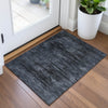 Piper Looms Chantille Floral ACN2083 Charcoal Machine Washable Area Rug Scatter Lifestyle Image Feature