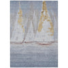 Piper Looms Chantille Coastal ACN2084 Blue Machine Washable Area Rug main image