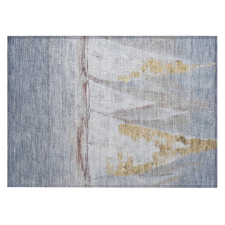 Piper Looms Chantille Coastal ACN2084 Blue Machine Washable Area Rug Scatter Main Image