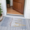 Piper Looms Chantille Coastal ACN2084 Blue Machine Washable Area Rug Scatter Outdoor Lifestyle Image Feature