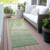 Piper Looms Chantille Coastal ACN2084 Green Machine Washable Area Rug Runner Outdoor Lifestyle Image Feature