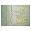 Piper Looms Chantille Coastal ACN2084 Green Machine Washable Area Rug Scatter Main Image