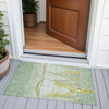 Piper Looms Chantille Coastal ACN2084 Green Machine Washable Area Rug Scatter Outdoor Lifestyle Image Feature