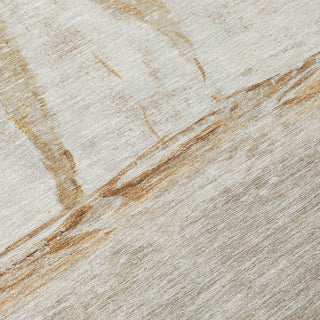 Piper Looms Chantille Coastal ACN2084 Taupe Machine Washable Area Rug Swatch Image