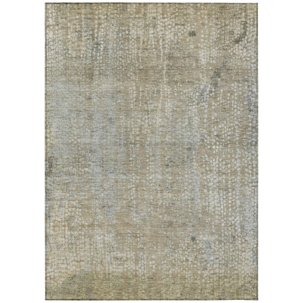 Piper Looms Chantille Abstract ACN2087 Beige Machine Washable Area Rug main image