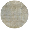 Piper Looms Chantille Abstract ACN2087 Beige Machine Washable Area Rug Round Main Image