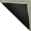 Piper Looms Chantille Abstract ACN2087 Green Machine Washable Area Rug Backing Image