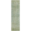 Piper Looms Chantille Abstract ACN2087 Green Machine Washable Area Rug Runner Main Image