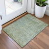 Piper Looms Chantille Abstract ACN2087 Green Machine Washable Area Rug Scatter Lifestyle Image Feature