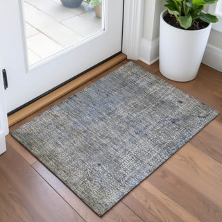 Piper Looms Chantille Abstract ACN2087 Taupe Machine Washable Area Rug Scatter Lifestyle Image Feature