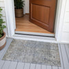 Piper Looms Chantille Abstract ACN2087 Taupe Machine Washable Area Rug Scatter Outdoor Lifestyle Image Feature