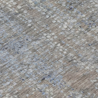 Piper Looms Chantille Abstract ACN2087 Taupe Machine Washable Area Rug Swatch Image