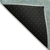 Piper Looms Chantille Abstract ACN2087 Teal Machine Washable Area Rug Backing Image