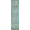 Piper Looms Chantille Abstract ACN2087 Teal Machine Washable Area Rug Runner Main Image