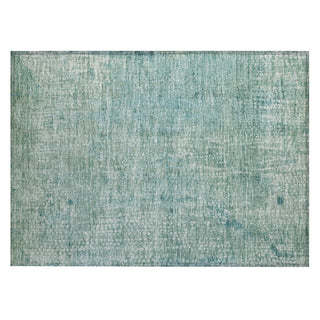 Piper Looms Chantille Abstract ACN2087 Teal Machine Washable Area Rug Scatter Main Image