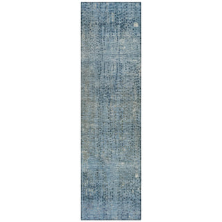 Piper Looms Chantille Abstract ACN2088 Blue Machine Washable Area Rug Runner Main Image