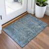Piper Looms Chantille Abstract ACN2088 Blue Machine Washable Area Rug Scatter Lifestyle Image Feature