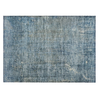 Piper Looms Chantille Abstract ACN2088 Blue Machine Washable Area Rug Scatter Main Image