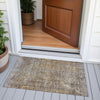 Piper Looms Chantille Abstract ACN2088 Brown Machine Washable Area Rug Scatter Outdoor Lifestyle Image Feature