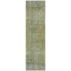 Piper Looms Chantille Abstract ACN2088 Green Machine Washable Area Rug Runner Main Image