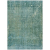 Piper Looms Chantille Abstract ACN2088 Teal Machine Washable Area Rug main image