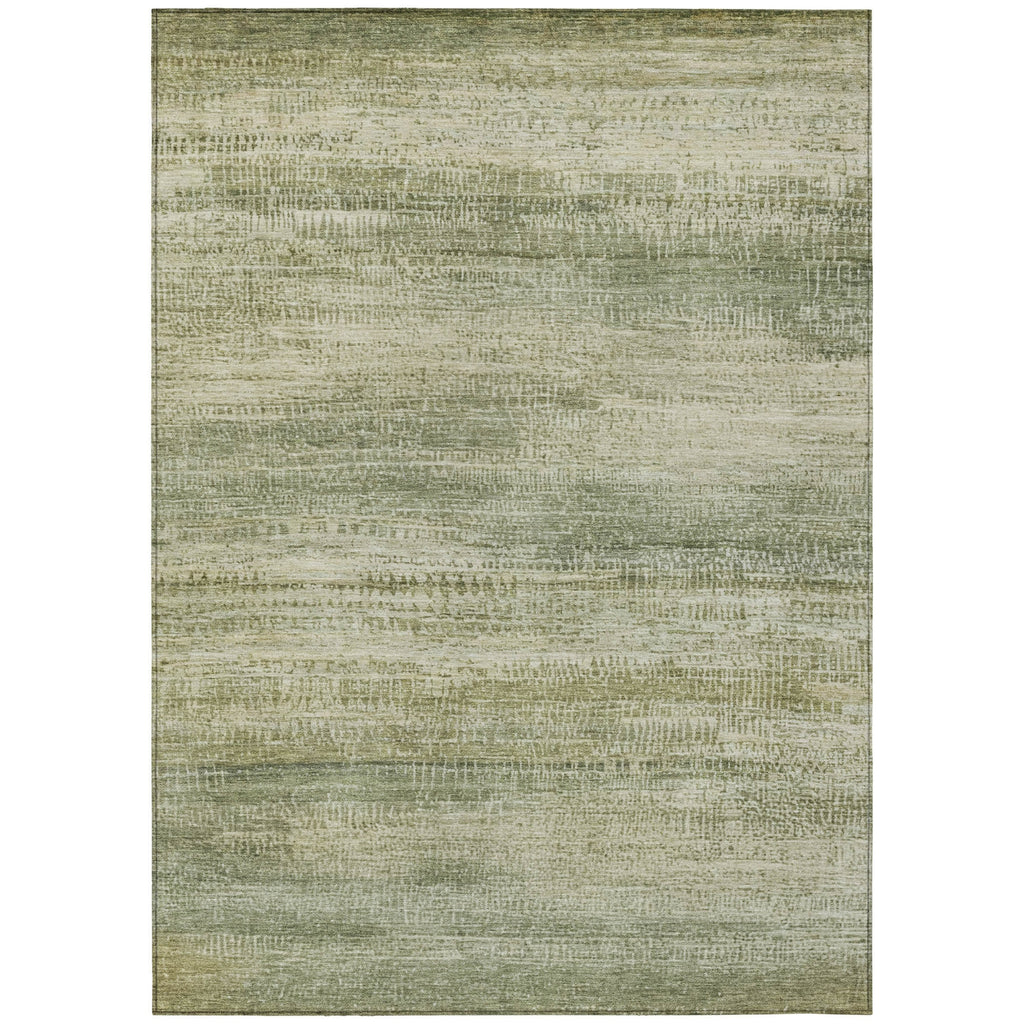 Piper Looms Chantille Abstract ACN2089 Aloe Machine Washable Area Rug main image