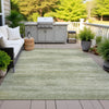 Piper Looms Chantille Abstract ACN2089 Aloe Machine Washable Area Rug Outdoor Lifestyle Image Feature