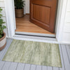 Piper Looms Chantille Abstract ACN2089 Aloe Machine Washable Area Rug Scatter Outdoor Lifestyle Image Feature