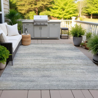 Piper Looms Chantille Abstract ACN2089 Linen Machine Washable Area Rug Outdoor Lifestyle Image Feature