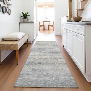 Piper Looms Chantille Abstract ACN2089 Linen Machine Washable Area Rug Runner Lifestyle Image Feature