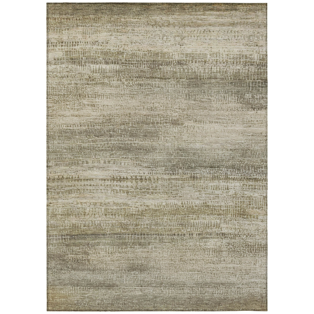 Piper Looms Chantille Abstract ACN2089 Taupe Machine Washable Area Rug main image