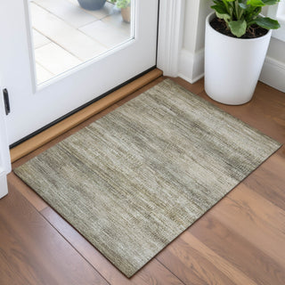 Piper Looms Chantille Abstract ACN2089 Taupe Machine Washable Area Rug Scatter Lifestyle Image Feature