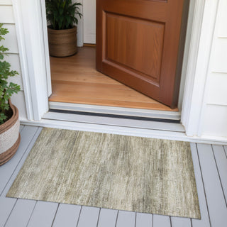 Piper Looms Chantille Abstract ACN2089 Taupe Machine Washable Area Rug Scatter Outdoor Lifestyle Image Feature