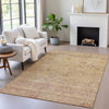 Piper Looms Chantille Global ACN2090 Coral Machine Washable Area Rug Lifestyle Image Feature
