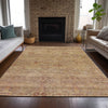 Piper Looms Chantille Global ACN2090 Coral Machine Washable Area Rug Lifestyle Image Feature
