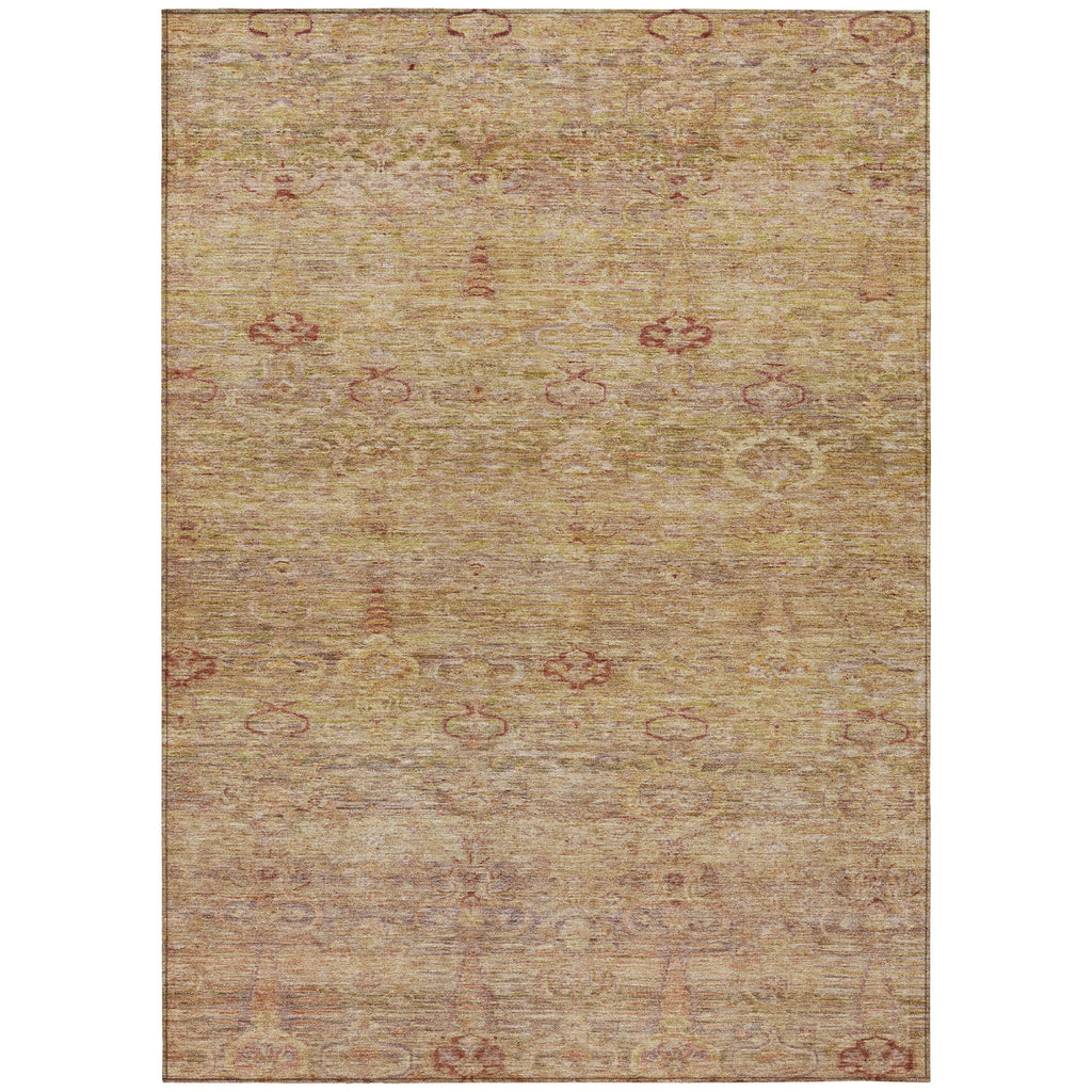 Piper Looms Chantille Global ACN2090 Coral Machine Washable Area Rug main image