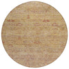 Piper Looms Chantille Global ACN2090 Coral Machine Washable Area Rug Round Main Image