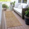 Piper Looms Chantille Global ACN2090 Coral Machine Washable Area Rug Runner Outdoor Lifestyle Image Feature