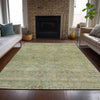 Piper Looms Chantille Global ACN2090 Green Machine Washable Area Rug Lifestyle Image Feature