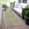 Piper Looms Chantille Global ACN2090 Green Machine Washable Area Rug Runner Outdoor Lifestyle Image Feature