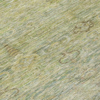 Piper Looms Chantille Global ACN2090 Green Machine Washable Area Rug Swatch Image
