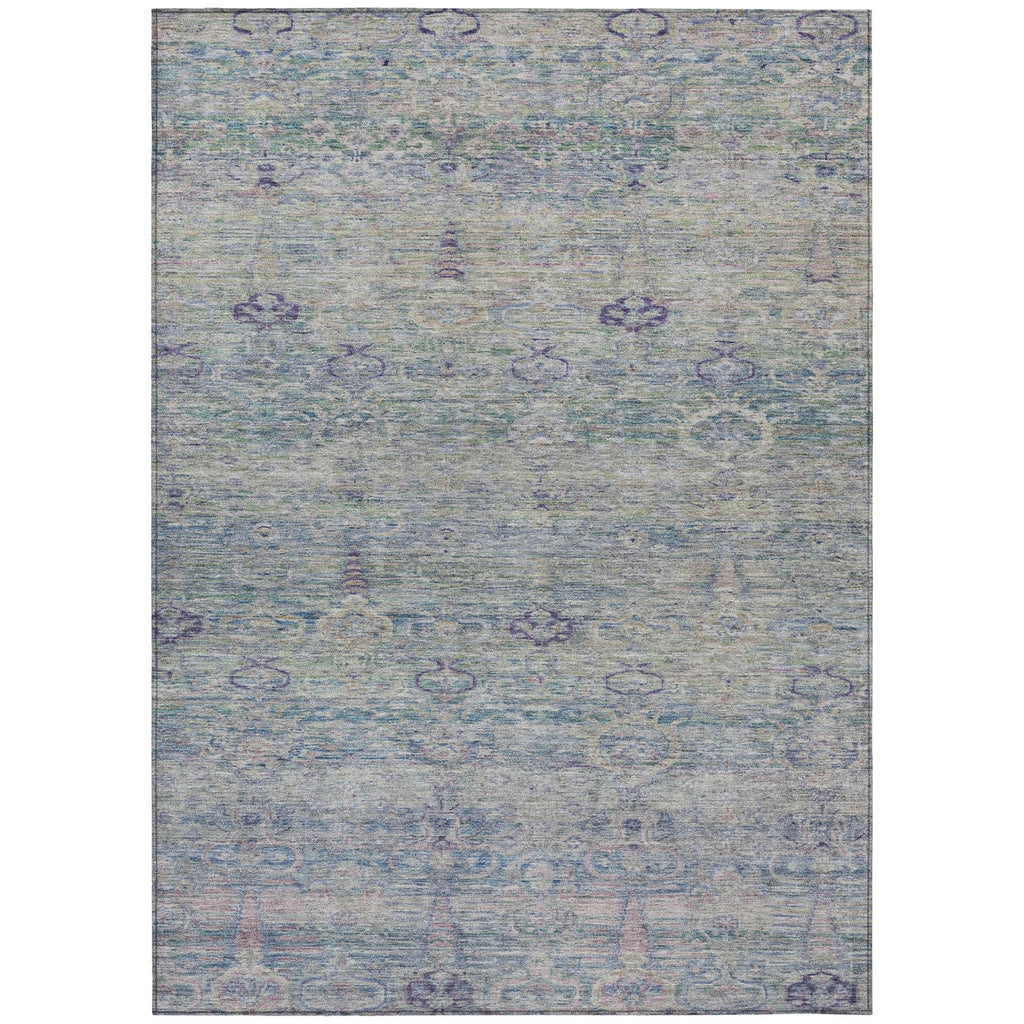 Piper Looms Chantille Global ACN2090 Plum Machine Washable Area Rug main image
