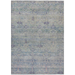 Piper Looms Chantille Global ACN2090 Plum Machine Washable Area Rug main image