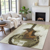 Piper Looms Chantille Music ACN2091 Brown Machine Washable Area Rug Lifestyle Image Feature