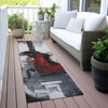 Piper Looms Chantille Music ACN2091 Gray Machine Washable Area Rug Runner Outdoor Lifestyle Image Feature
