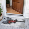 Piper Looms Chantille Music ACN2091 Gray Machine Washable Area Rug Scatter Outdoor Lifestyle Image Feature