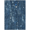 Piper Looms Chantille Abstract ACN2092 Blue Machine Washable Area Rug main image