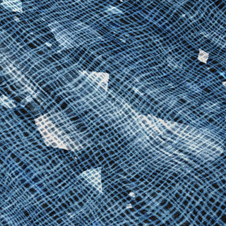 Piper Looms Chantille Abstract ACN2092 Blue Machine Washable Area Rug Swatch Image