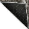 Piper Looms Chantille Abstract ACN2092 Chocolate Machine Washable Area Rug Backing Image