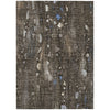 Piper Looms Chantille Abstract ACN2092 Chocolate Machine Washable Area Rug main image